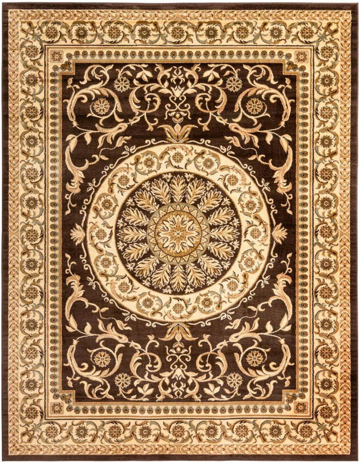 Detail image of 9' x 12' Classic Aubusson Rug