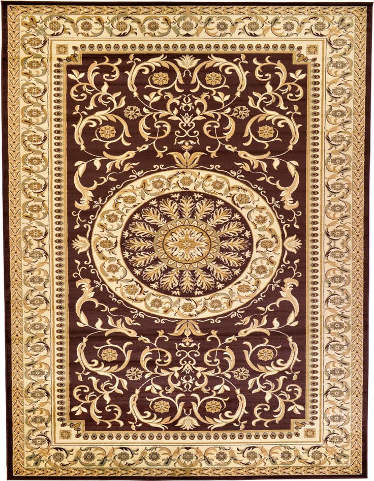 Detail image of 10' 6 x 16' 5 Classic Aubusson Rug