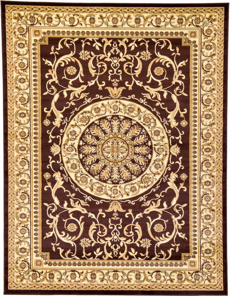 Detail image of 7' x 10' Classic Aubusson Rug