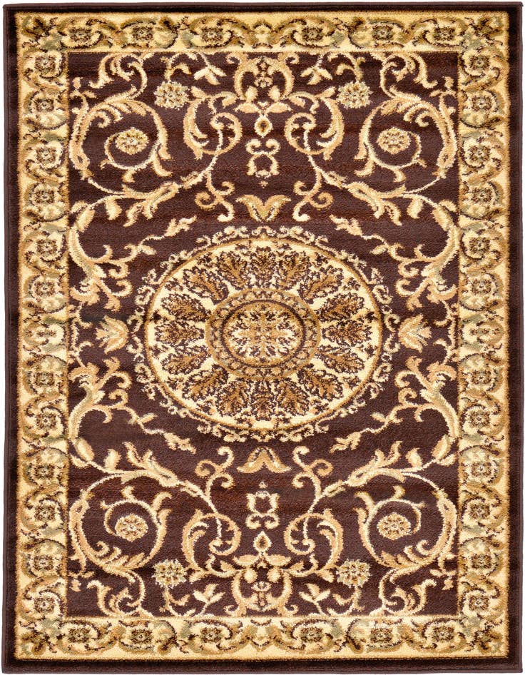 Detail image of 3' x 5' 3 Classic Aubusson Rug
