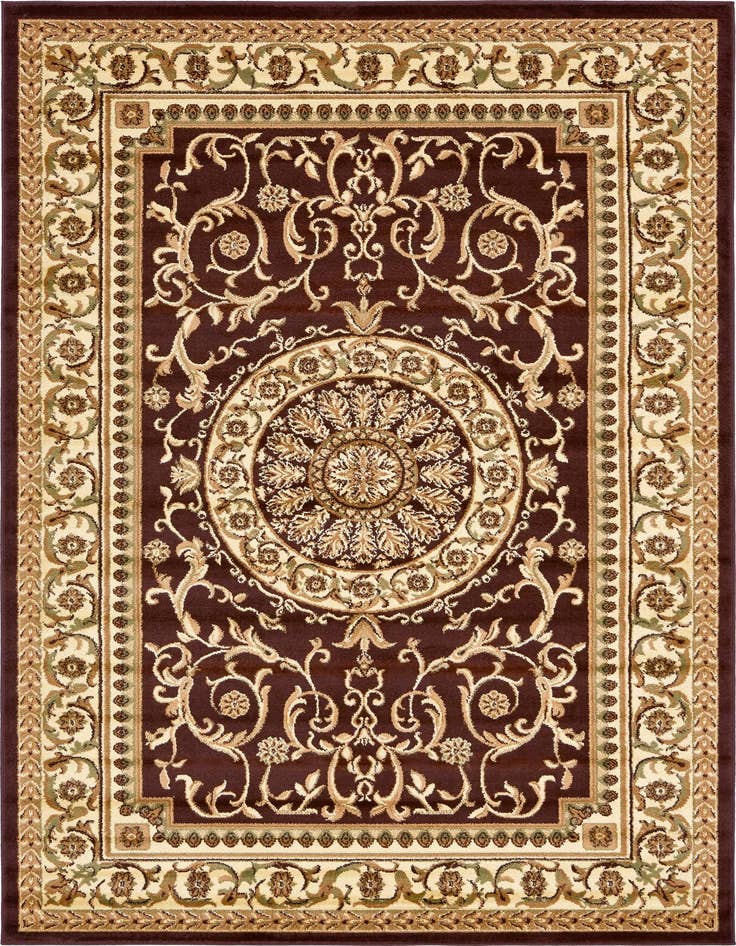 Detail image of 6' x 9' Classic Aubusson Rug