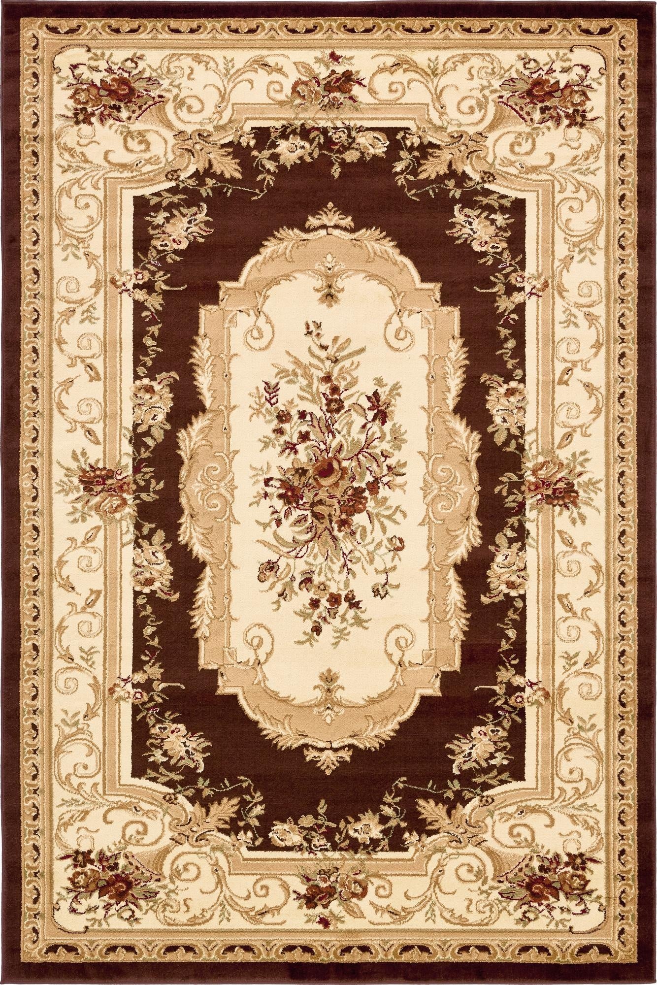 6' x 9' Classic Aubusson Rug