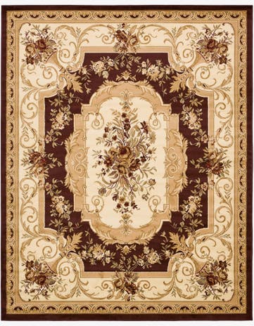7' 10 x 10' Classic Aubusson Rug