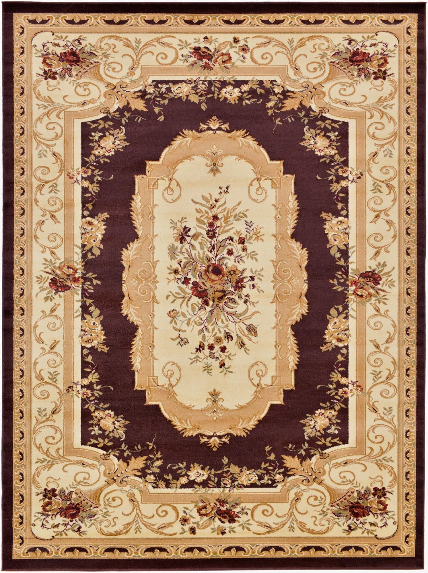 Primary image 9' x 12' Classic Aubusson Rug
