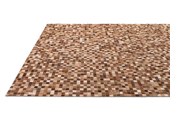 7' 11 x 9' 9 Cowhide - Patchwork Rug