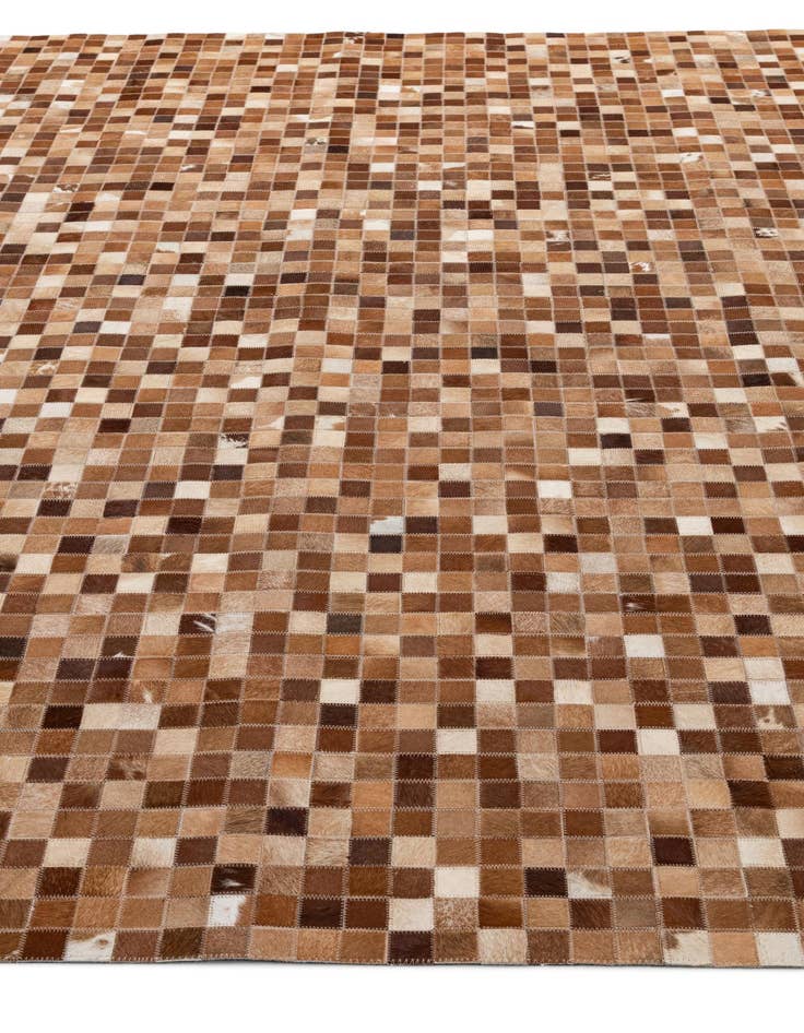 Detail image of 7' 11 x 9' 9 Cowhide - Patchwork Rug