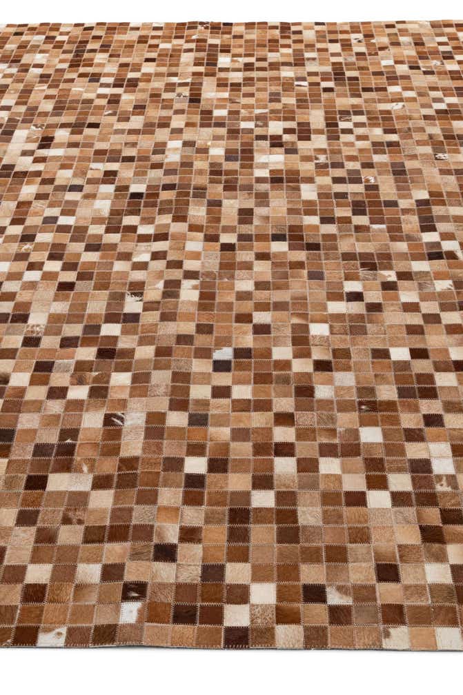 7' 11 x 9' 9 Cowhide - Patchwork Rug