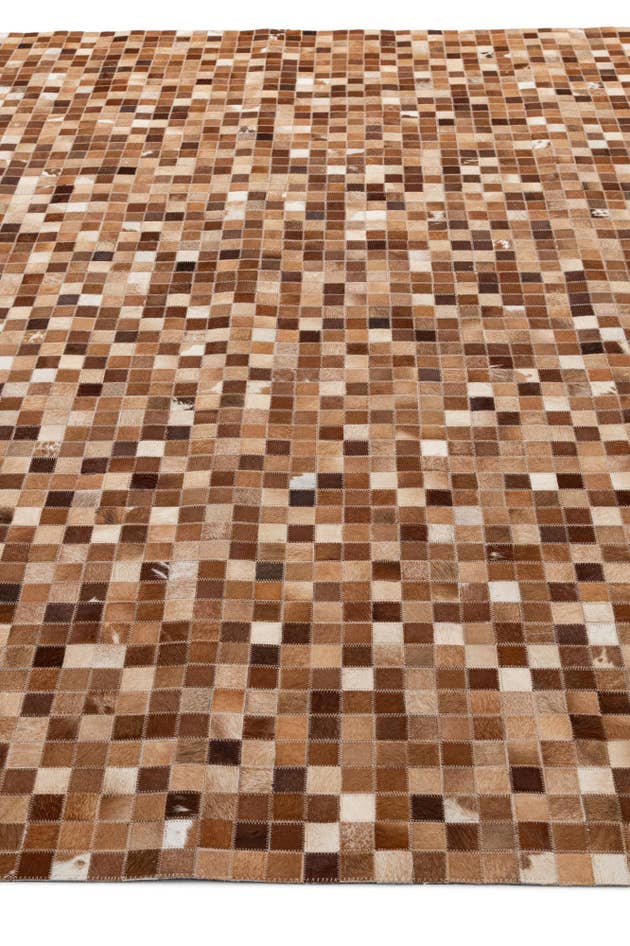 Detail image of 7' 11 x 9' 9 Cowhide - Patchwork Rug