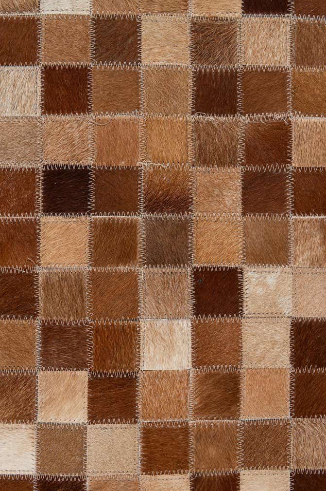 7' 11 x 9' 9 Cowhide - Patchwork Rug