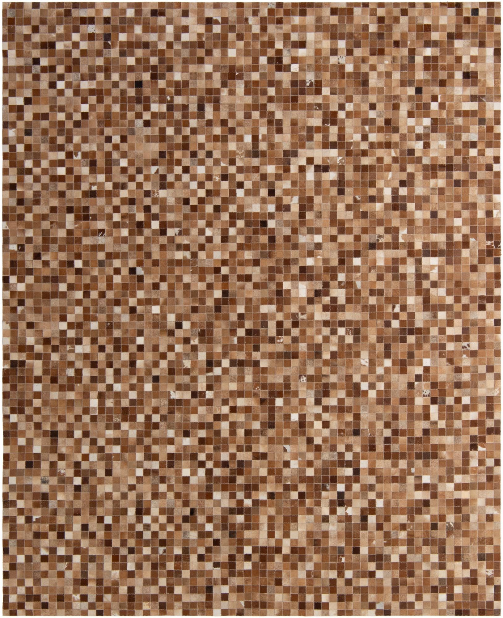 7' 11 x 9' 9 Cowhide - Patchwork Rug