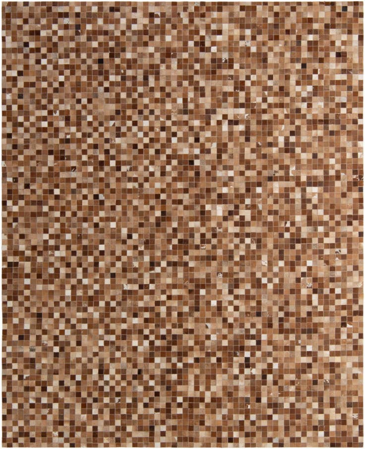 Detail image of 7' 11 x 9' 9 Cowhide - Patchwork Rug