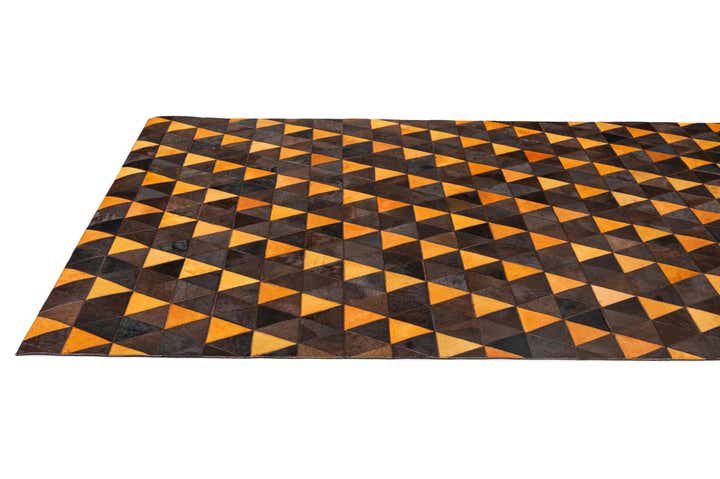 5' 1 x 8' 1 Cowhide - Patchwork Rug