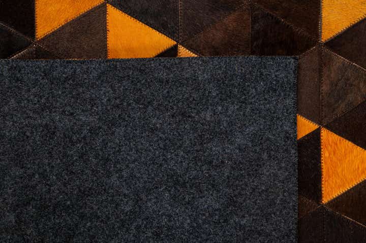 5' 1 x 8' 1 Cowhide - Patchwork Rug