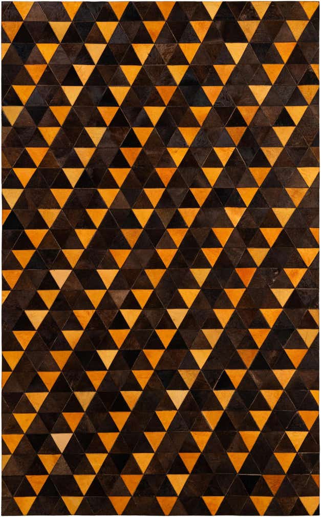 5' 1 x 8' 1 Cowhide - Patchwork Rug