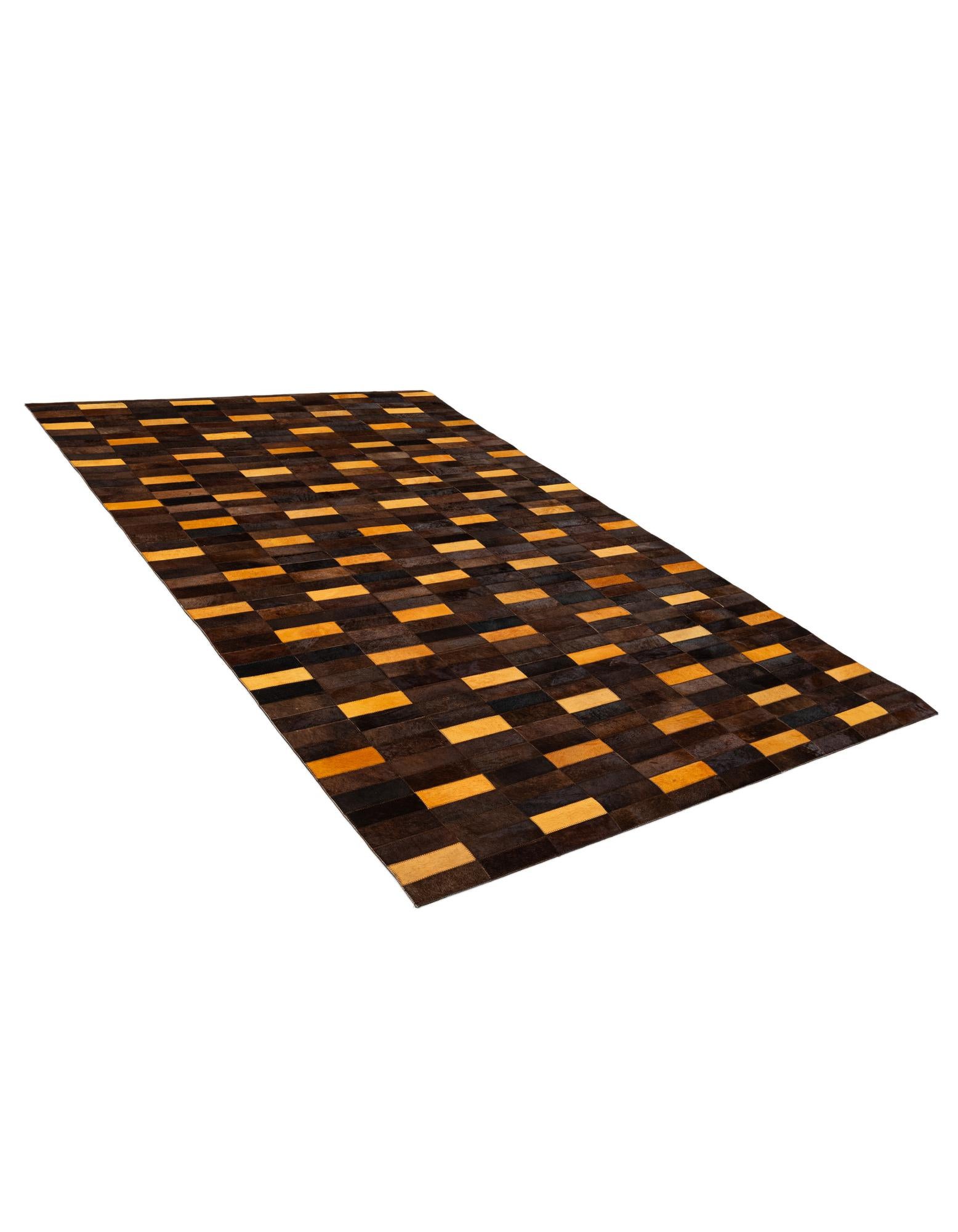 5' x 7' 11 Cowhide - Patchwork Rug