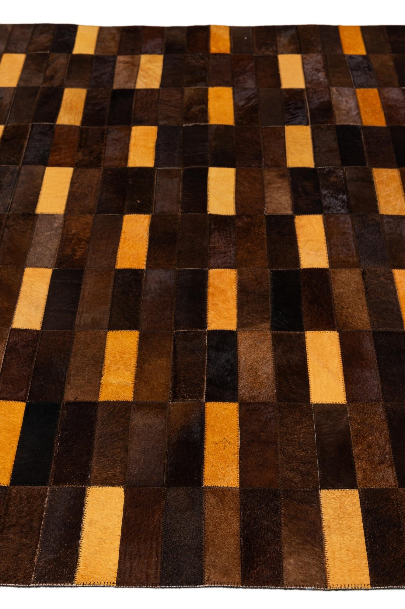 5' x 7' 11 Cowhide - Patchwork Rug