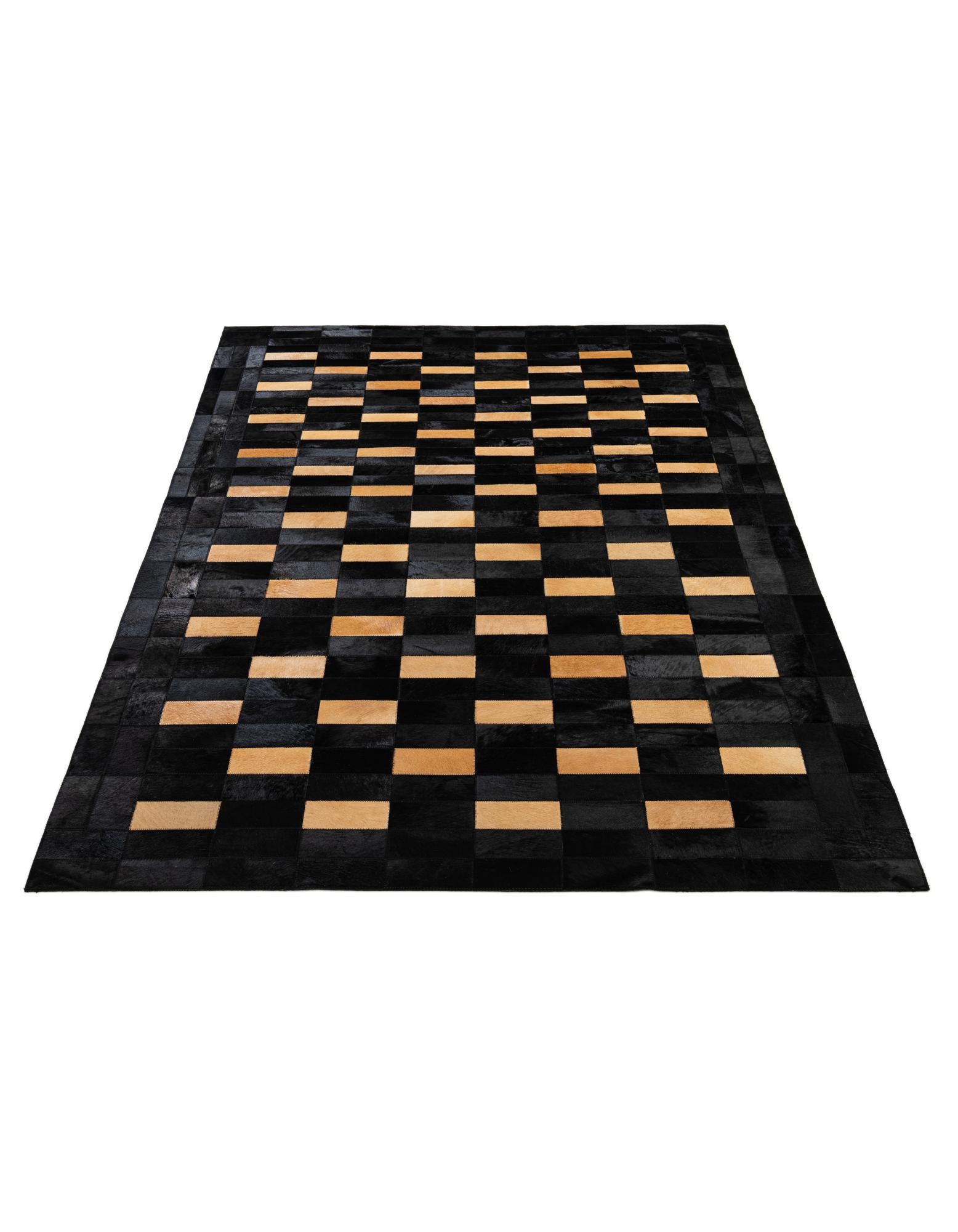 5' x 7' 11 Cowhide - Patchwork Rug