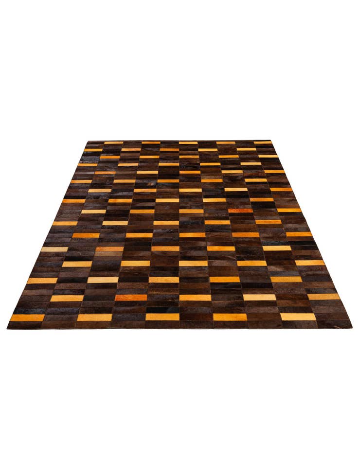 Detail image of 5' x 7' 10 Cowhide - Patchwork Rug