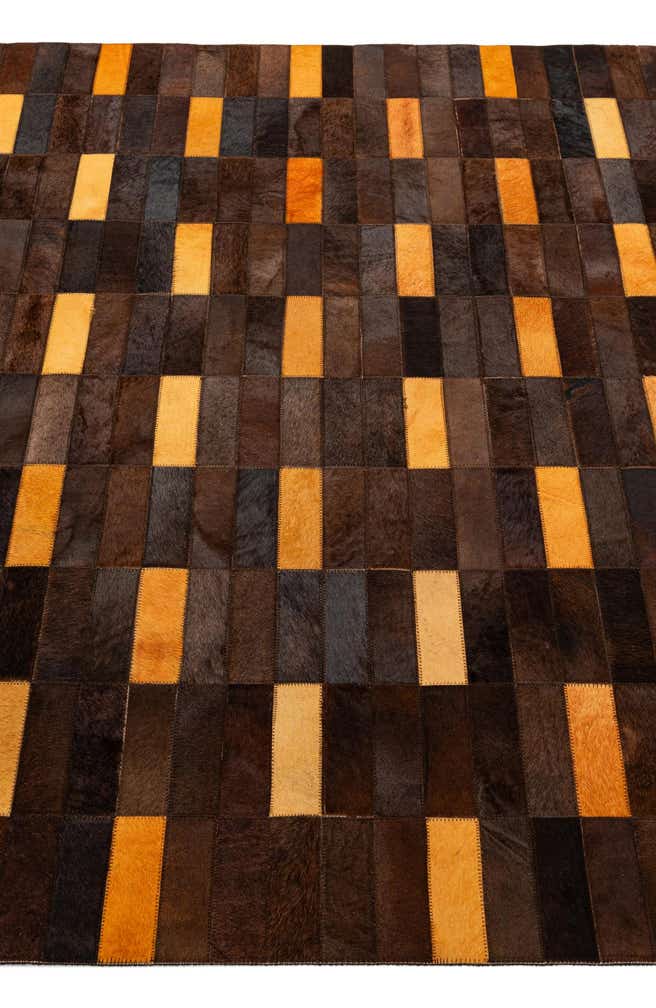 5' x 7' 10 Cowhide - Patchwork Rug
