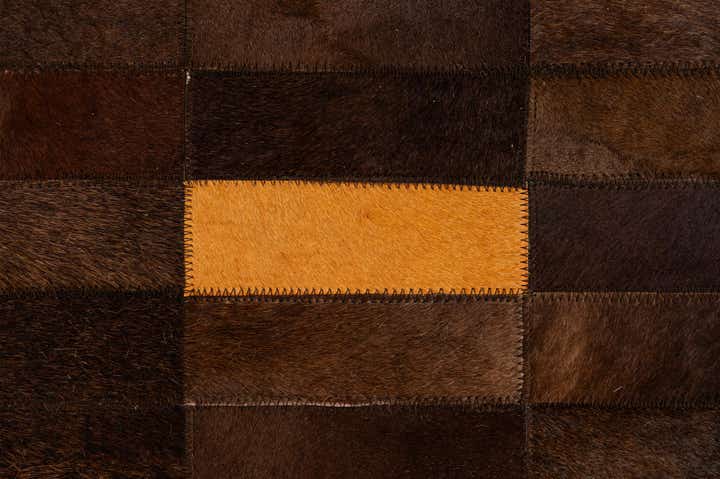 5' x 7' 10 Cowhide - Patchwork Rug