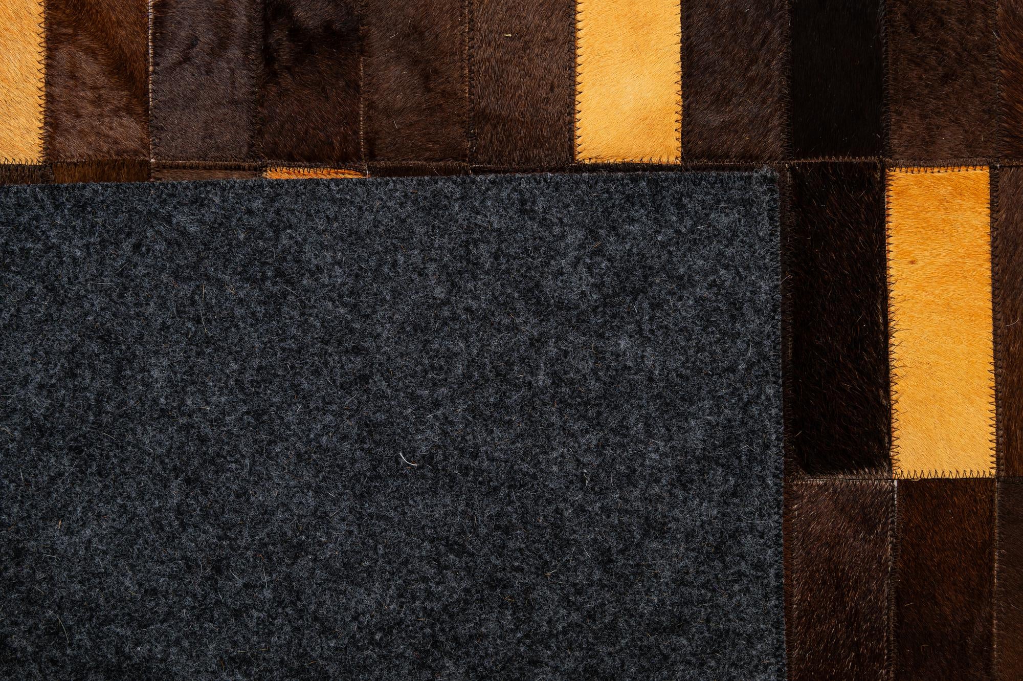 5' x 7' 10 Cowhide - Patchwork Rug