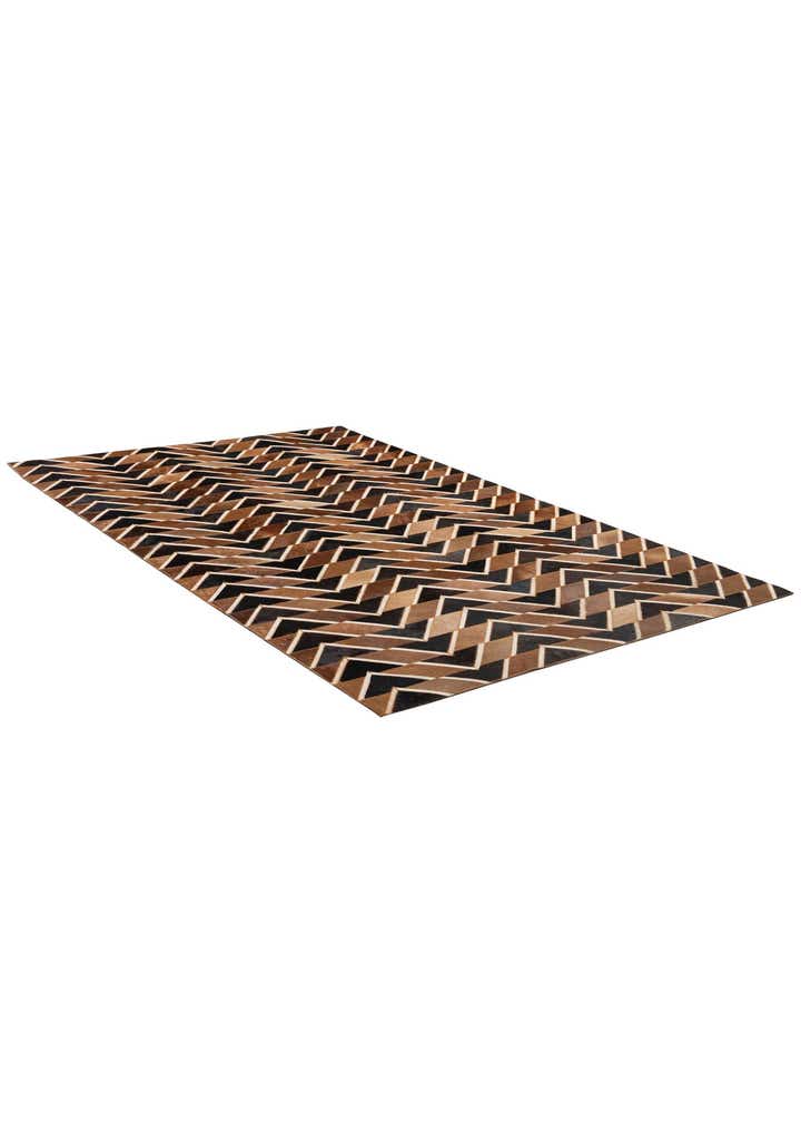 5' 1 x 8' Cowhide - Patchwork Rug