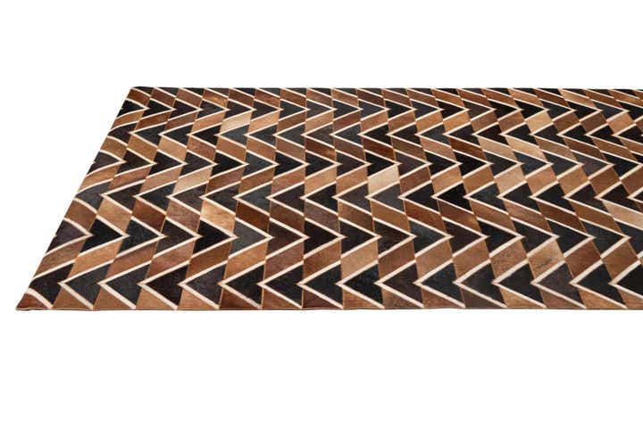 5' 1 x 8' Cowhide - Patchwork Rug