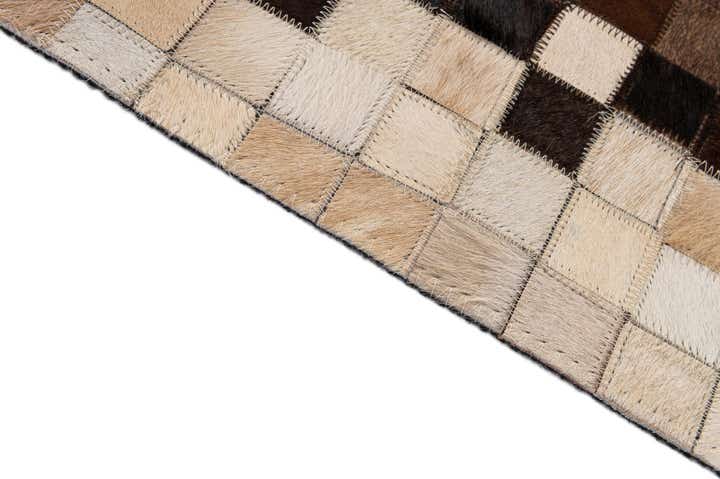 5' 1 x 8' 1 Cowhide - Patchwork Rug