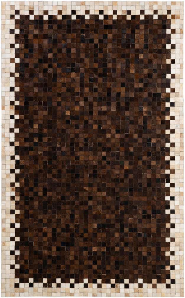 5' 1 x 8' 1 Cowhide - Patchwork Rug