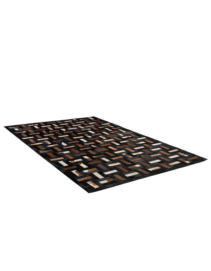 Detail image of 5' 3 x 8' 1 Cowhide - Patchwork Rug