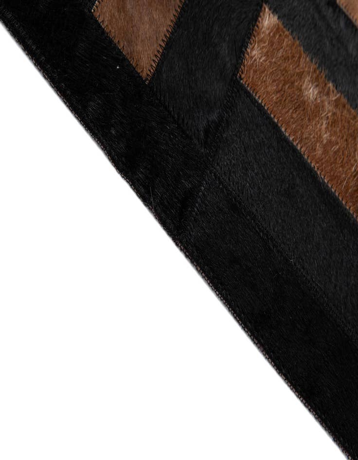 Detail image of 5' 3 x 8' 1 Cowhide - Patchwork Rug