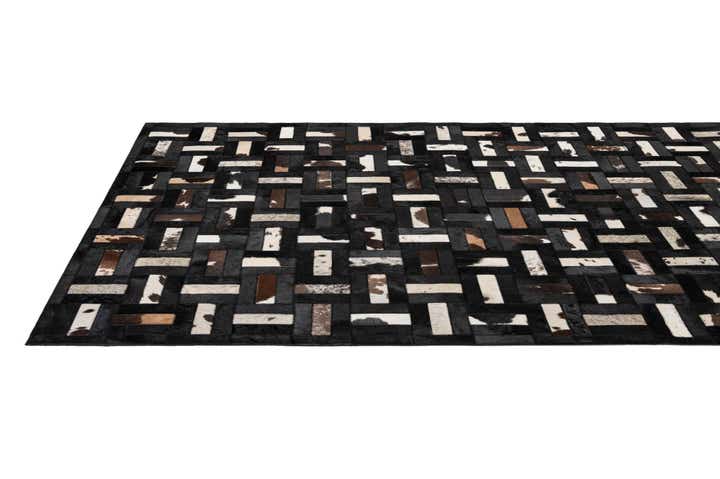 5' 2 x 8' Cowhide - Patchwork Rug