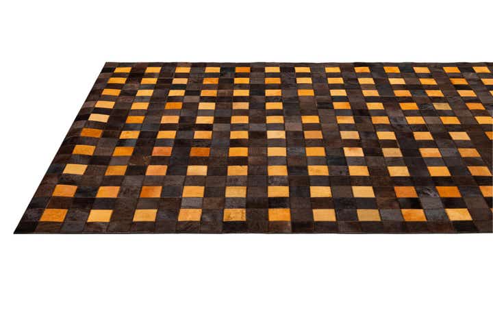 5' 2 x 8' 1 Cowhide - Patchwork Rug