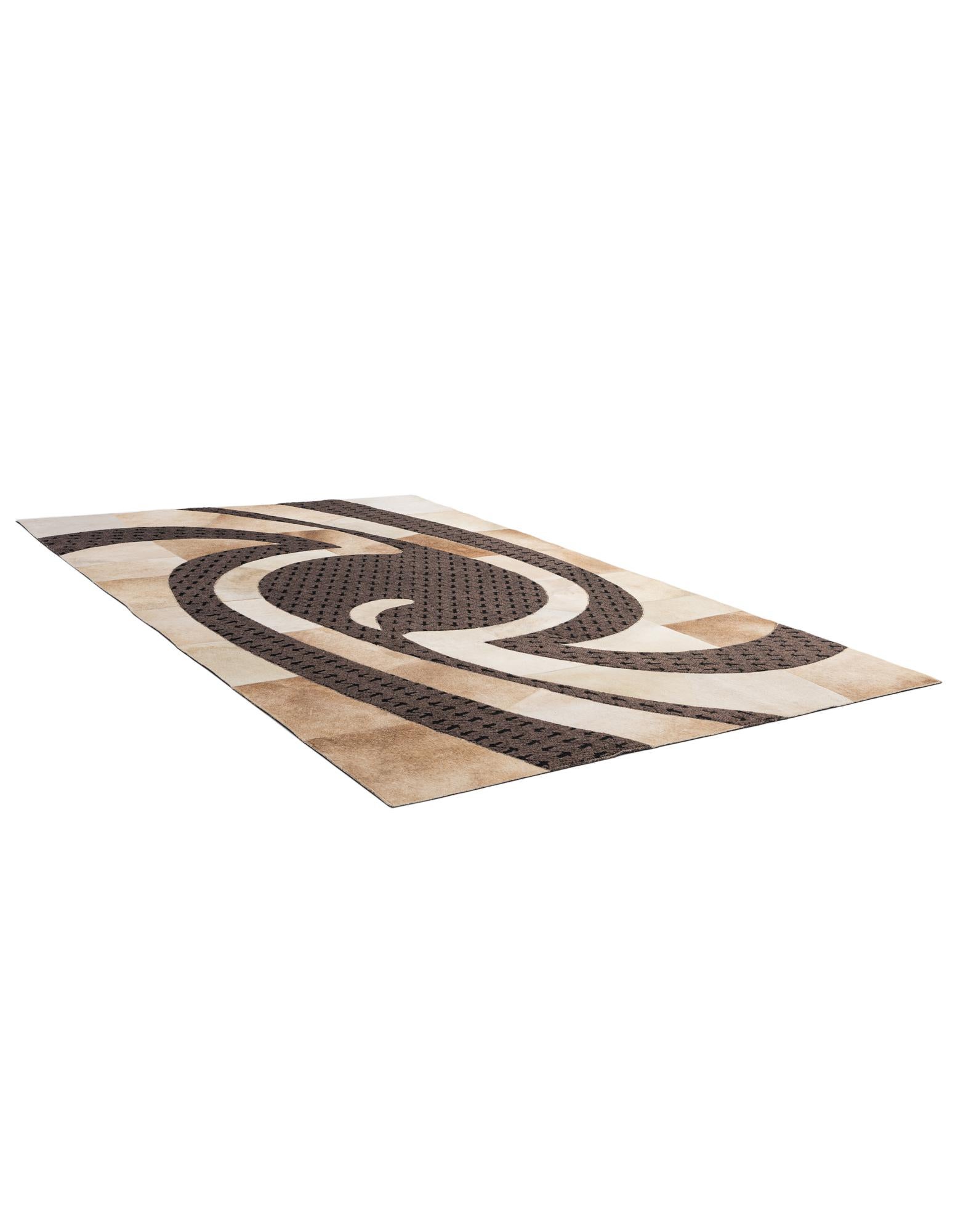 5' x 8' 1 Cowhide - Patchwork Rug