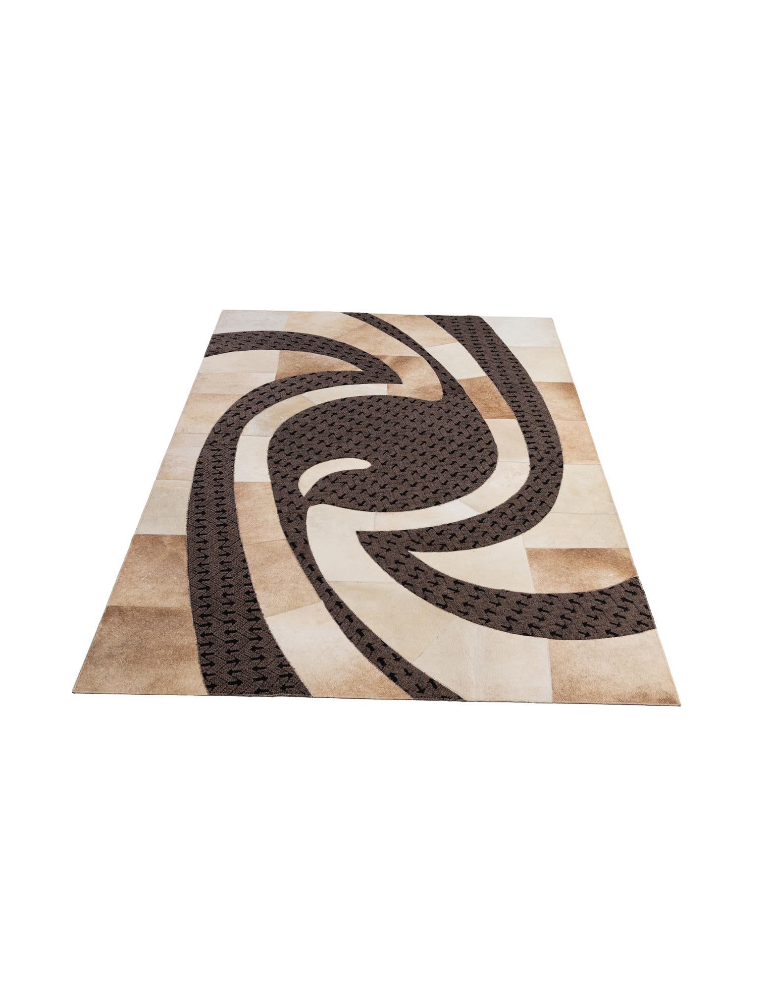 5' x 8' 1 Cowhide - Patchwork Rug