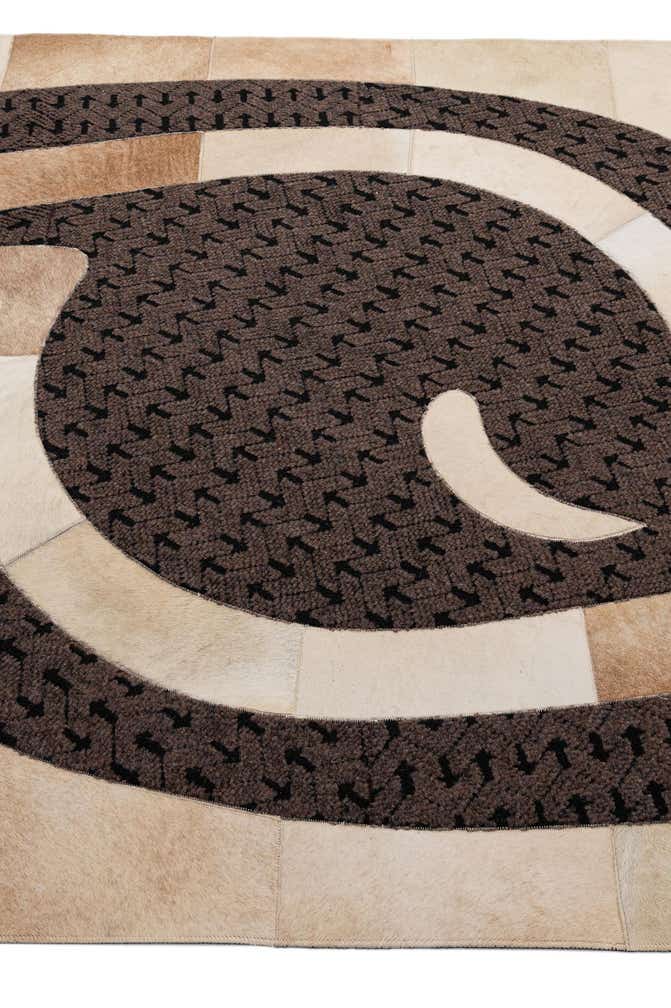 5' x 8' 1 Cowhide - Patchwork Rug