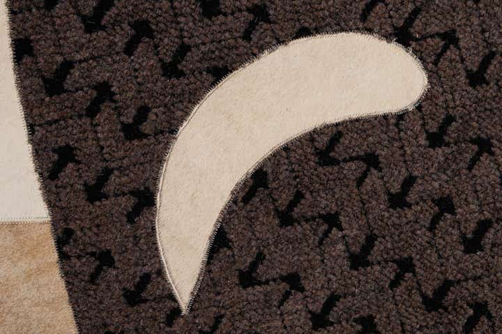 5' x 8' 1 Cowhide - Patchwork Rug