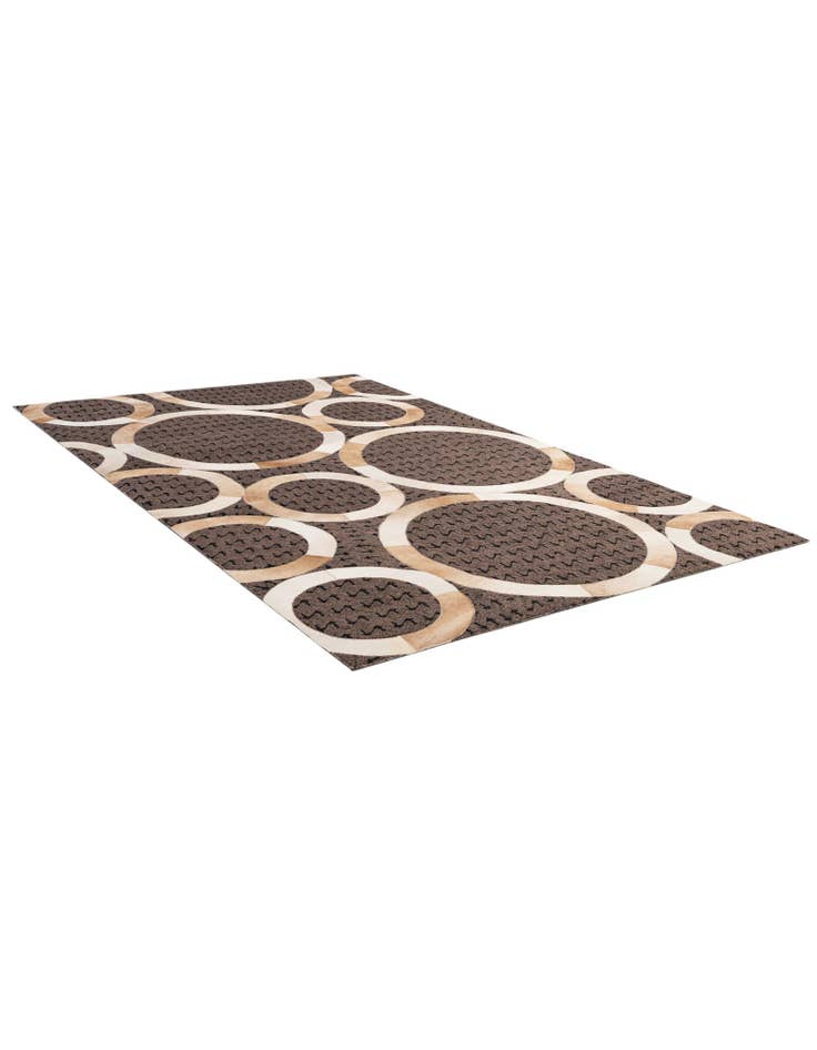 Detail image of 5' 1 x 7' 11 Cowhide - Patchwork Rug