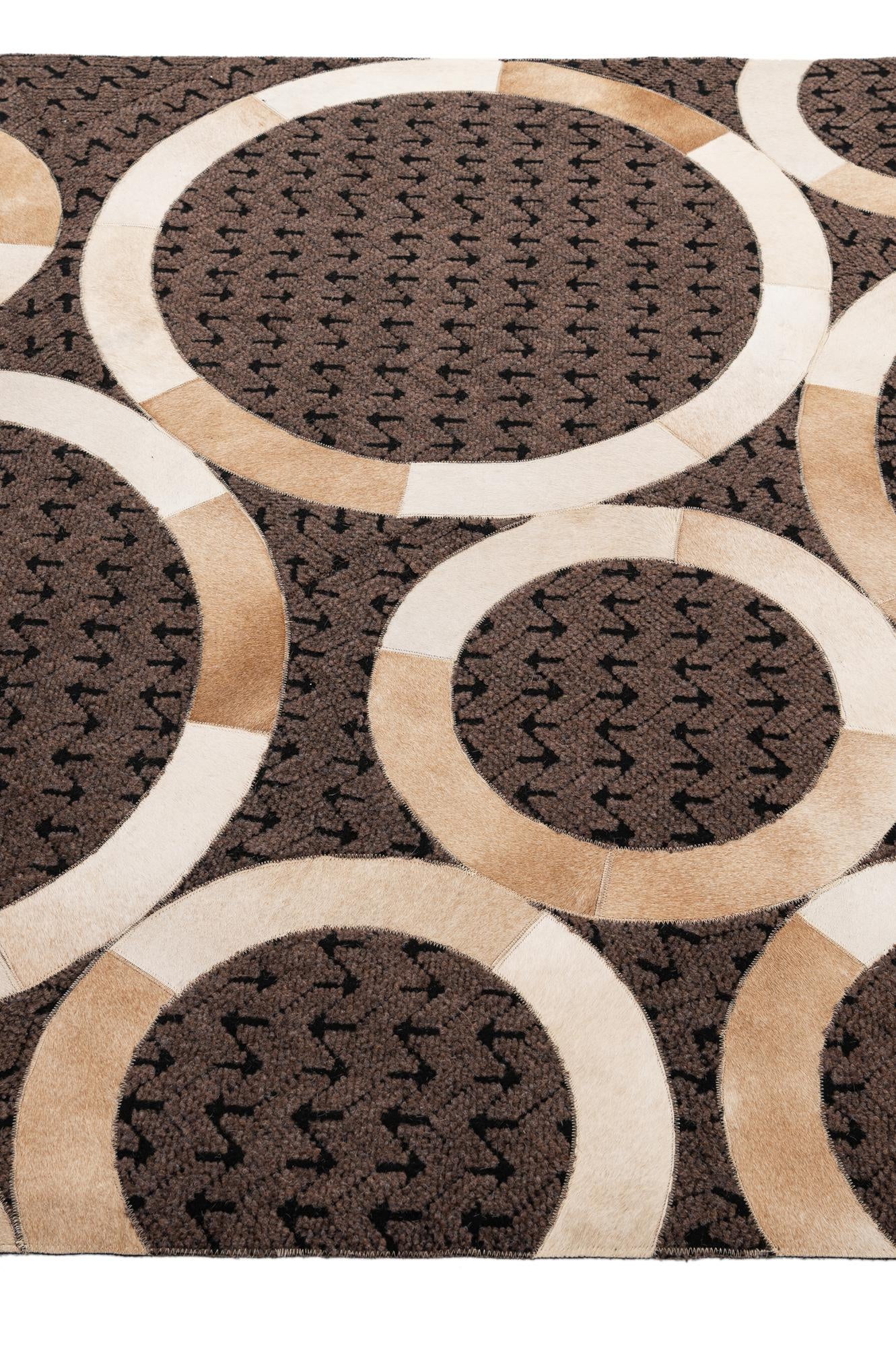 5' 1 x 7' 11 Cowhide - Patchwork Rug