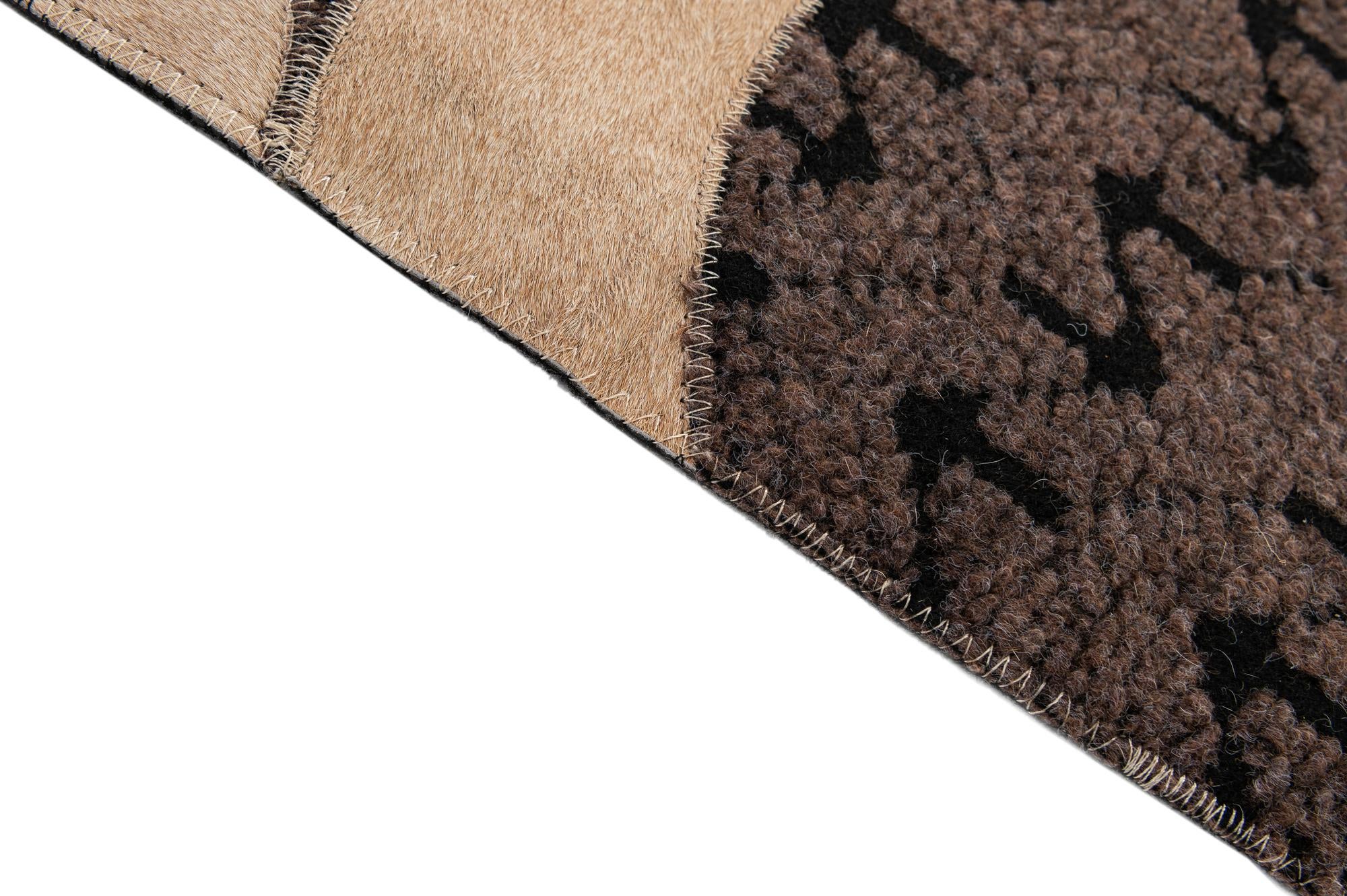 5' 1 x 7' 11 Cowhide - Patchwork Rug