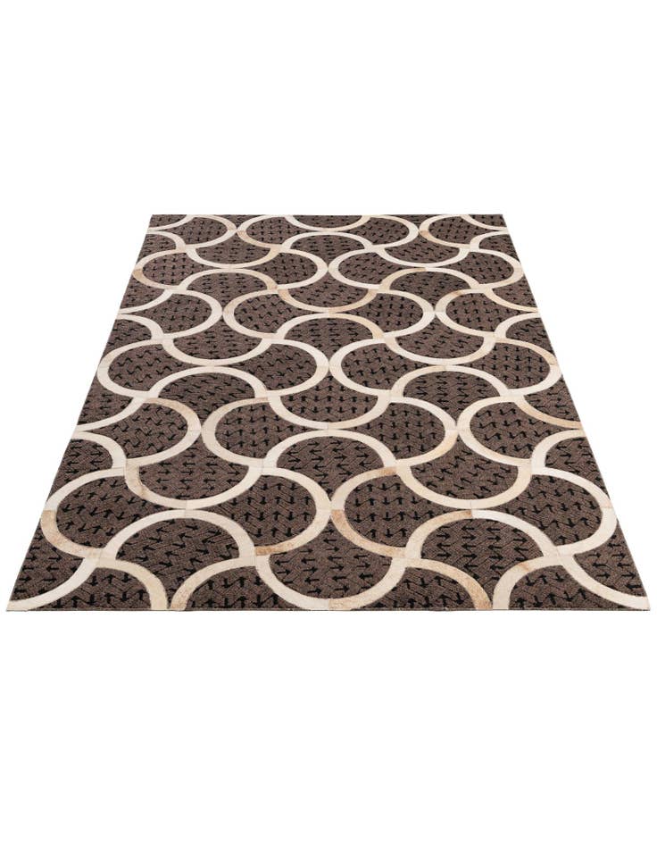 Detail image of 5' x 8' Cowhide - Patchwork Rug