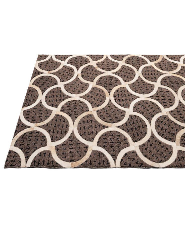 Detail image of 5' x 8' Cowhide - Patchwork Rug