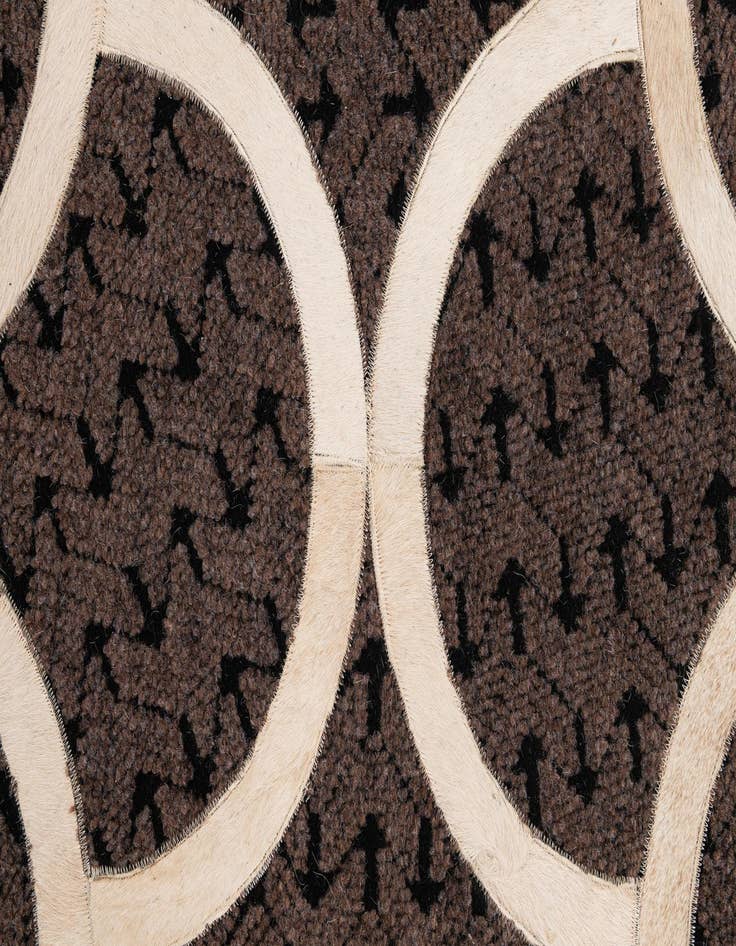 Detail image of 5' x 8' Cowhide - Patchwork Rug