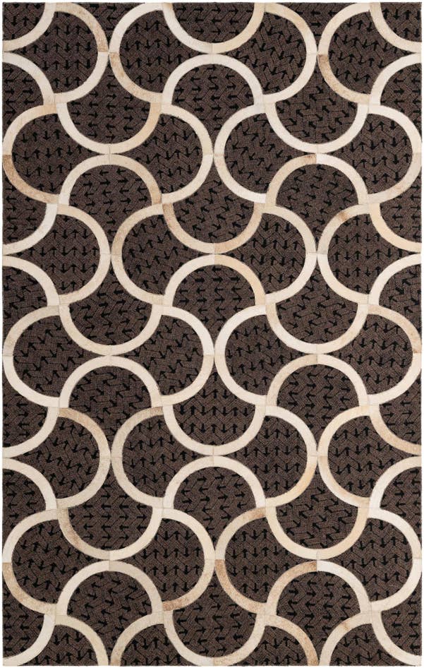 Detail image of 5' x 8' Cowhide - Patchwork Rug