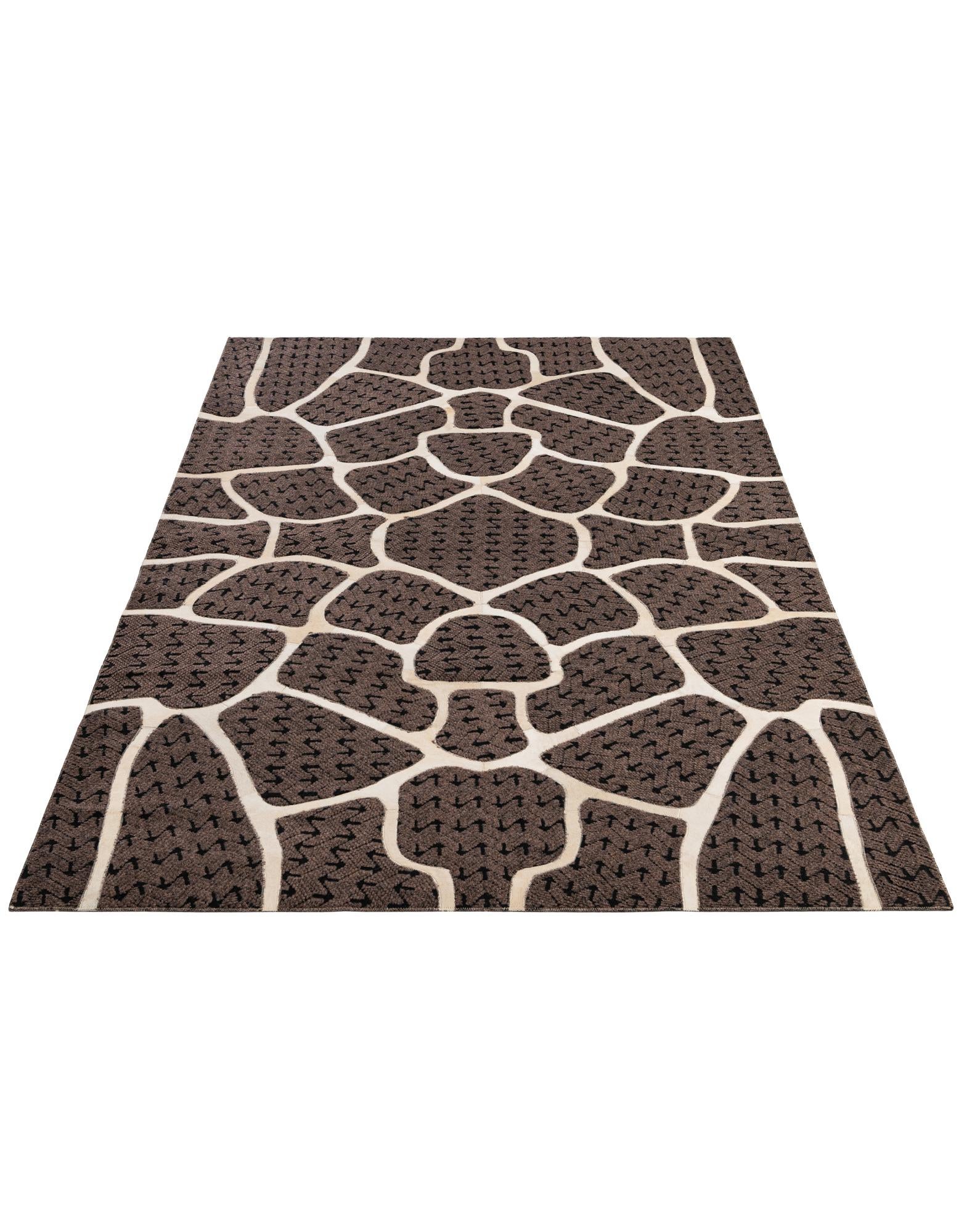 5' 2 x 8' Cowhide - Patchwork Rug