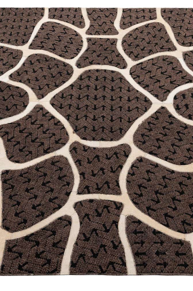5' 2 x 8' Cowhide - Patchwork Rug