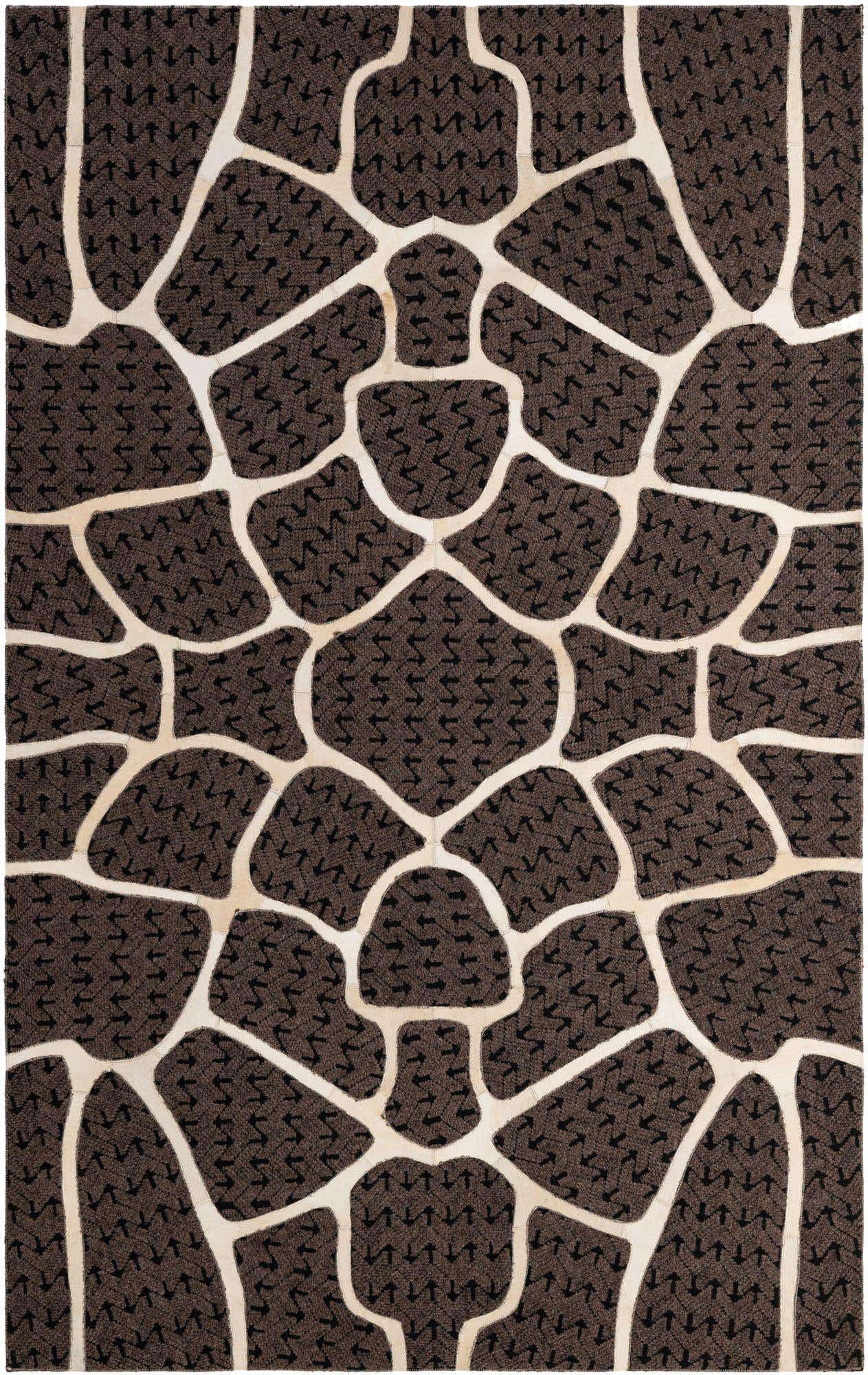 5' 2 x 8' Cowhide - Patchwork Rug