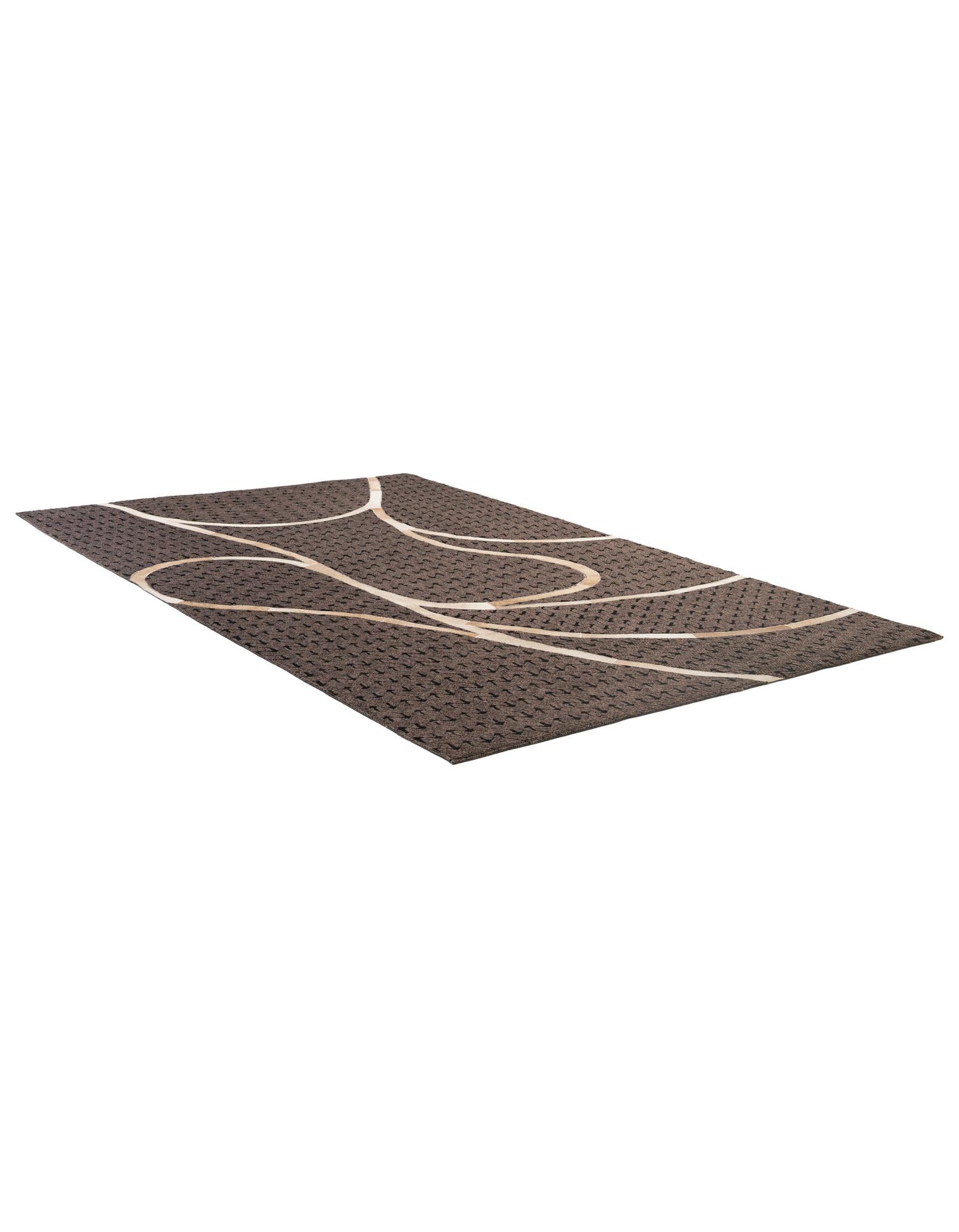 4' 11 x 8' Cowhide - Patchwork Rug