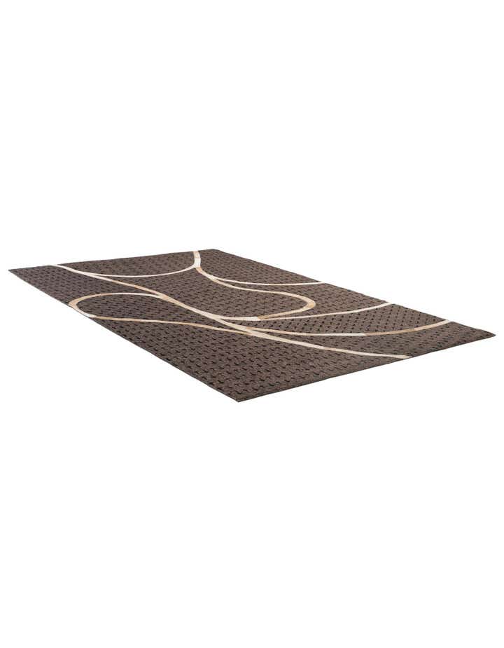 4' 11 x 8' Cowhide - Patchwork Rug