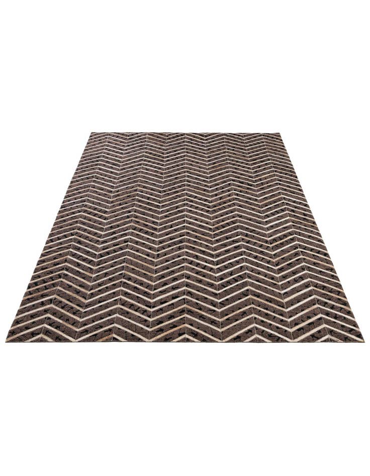 Detail image of 5' x 7' 11 Cowhide - Patchwork Rug